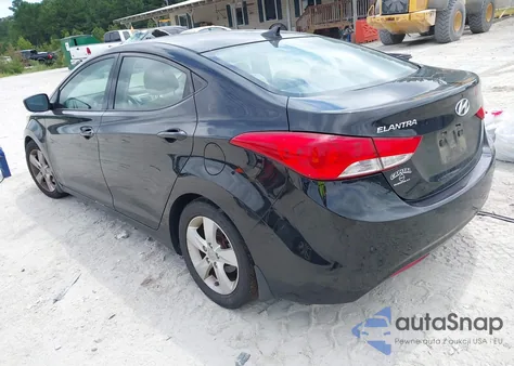 2013 Hyundai Elantra Gls from USA, damaged, VIN 5NPDH4AEXDH452607